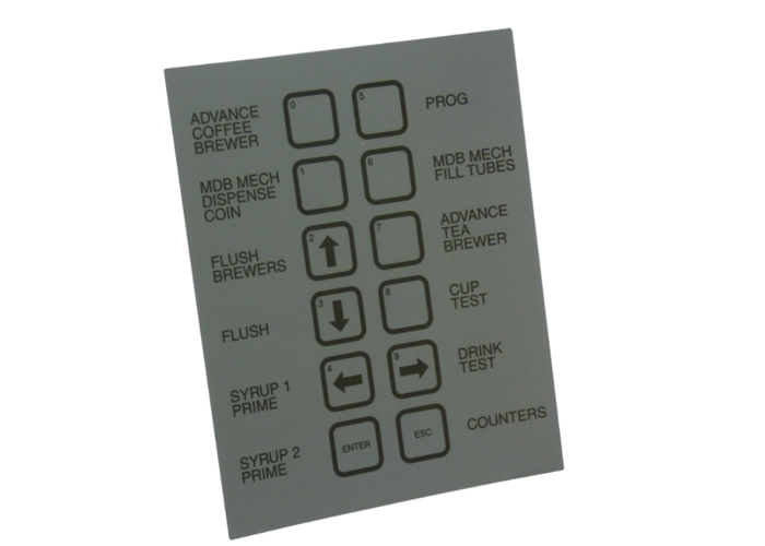 INTERNAL KEYPAD DECAL STU / MPN - 19062010 