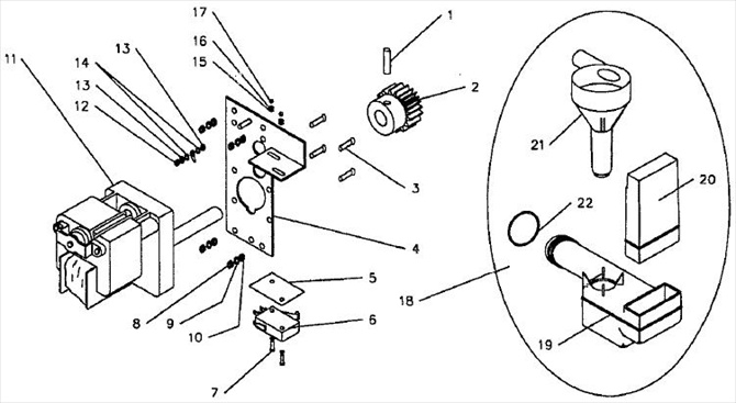 Brewer Motor Assembly - Ultima