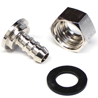 Metal Straight Hose Fitting 15 mm/ 10 mm 