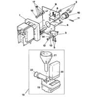 Brewer Motor & Extraction Assembly