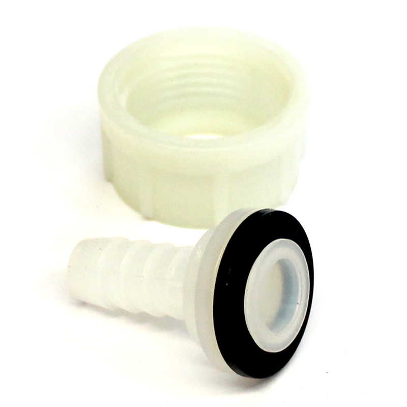 Plastic Straight Hose Fitting 22 mm / 10 mm (3/4)