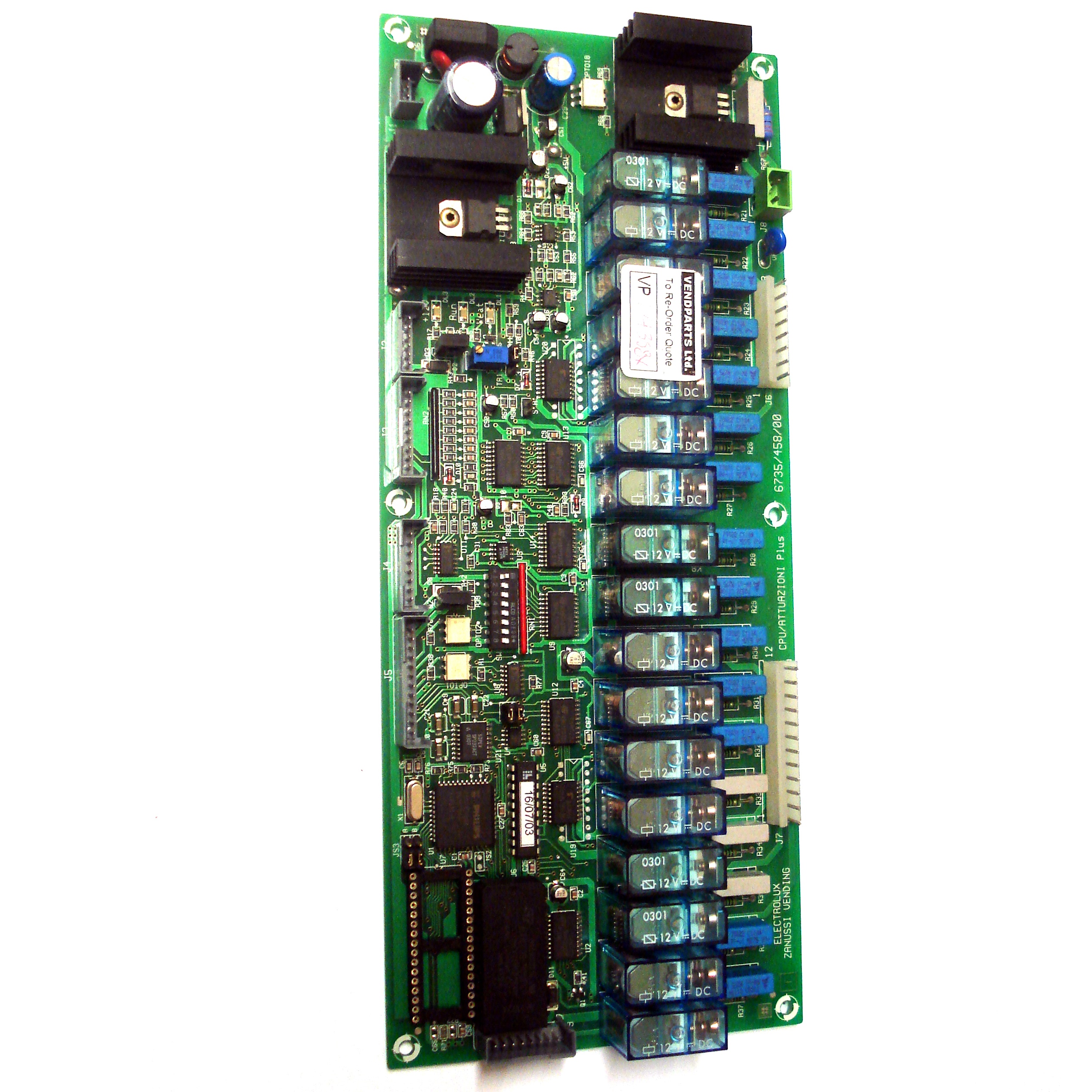 MAIN CONTROL BOARD  ZANUSSI BRIO-SPAT / MPN - EU99-493B